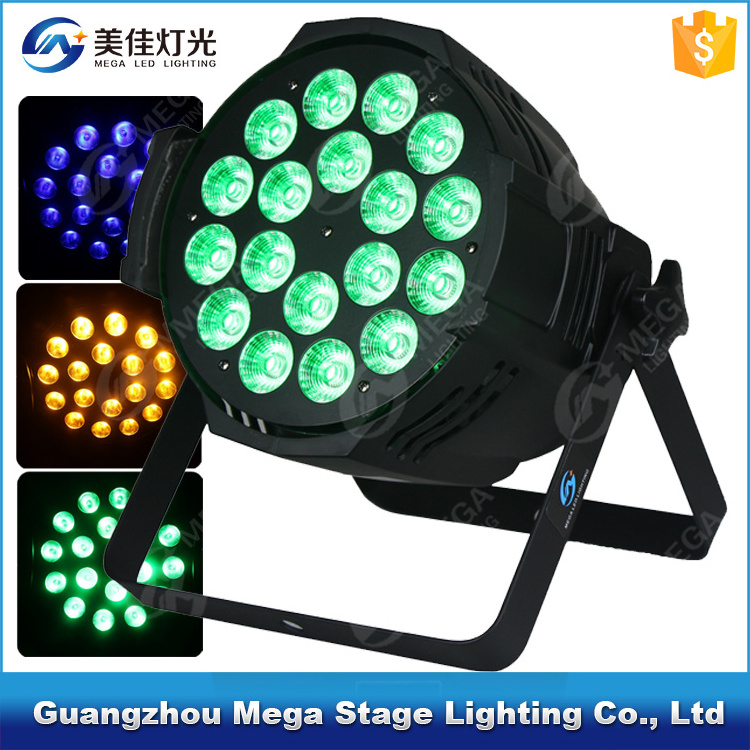 Professional Stage Light 18W RGB Cheap LED Flat Par dj disco small party lights