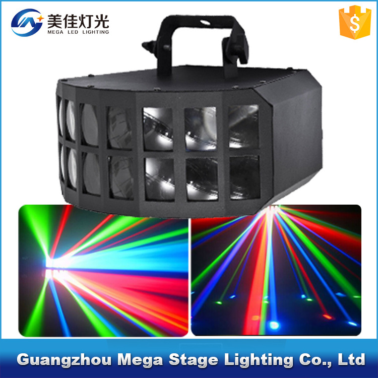 2pcs led mini rgbw laser dj disco party stage light