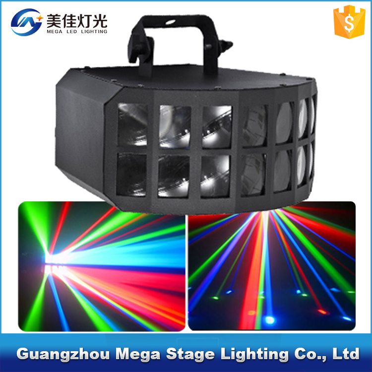 2pcs led mini rgbw laser dj disco party stage light