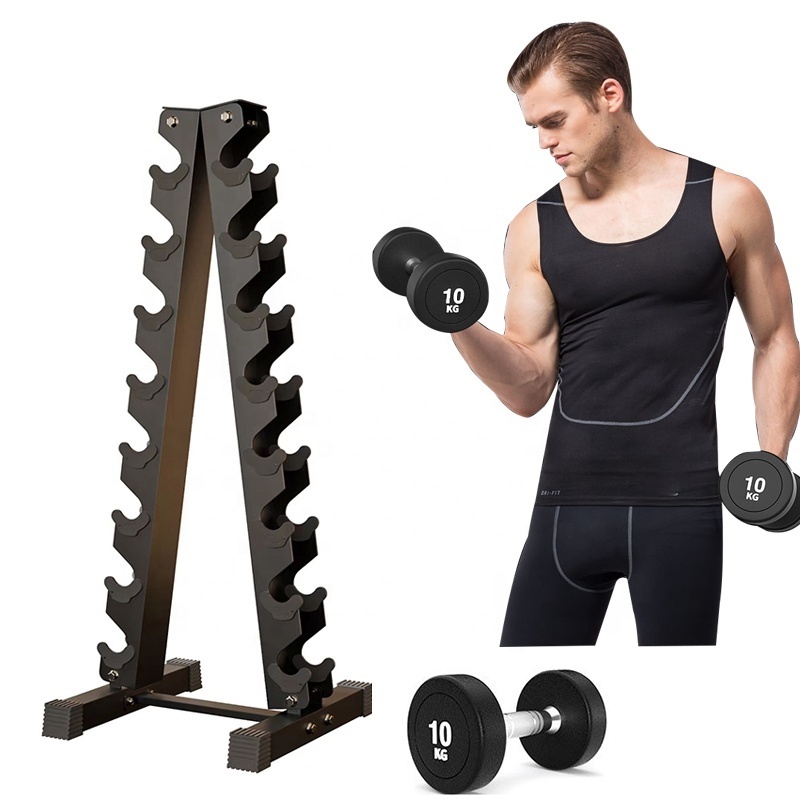 Dumbbell Rack Triangle Dumbbell Storage Rack Stand Home Use Fitness Gym Equipment Weight Rack for Dumbbells