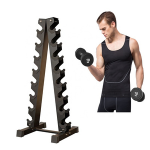 Dumbbell Rack Triangle Dumbbell Storage Rack Stand Home Use Fitness Gym Equipment Weight Rack for Dumbbells