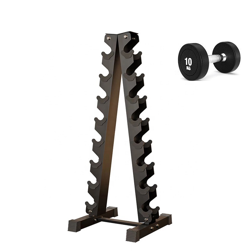 Dumbbell Rack Triangle Dumbbell Storage Rack Stand Home Use Fitness Gym Equipment Weight Rack for Dumbbells