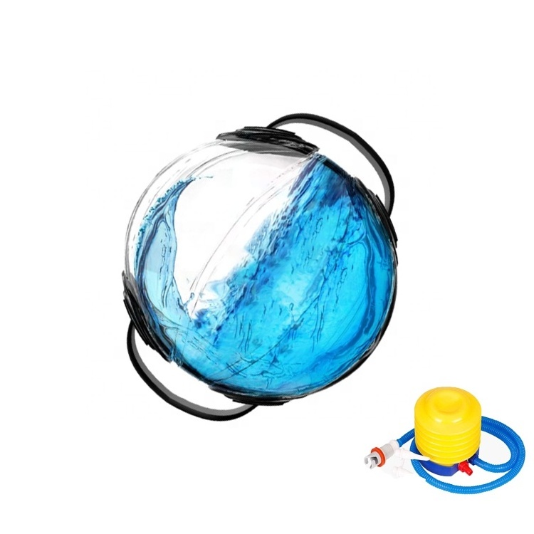 Custom small dia size Weight PVC inflatable power training fitness punching water weight bag aqua ball with air pump