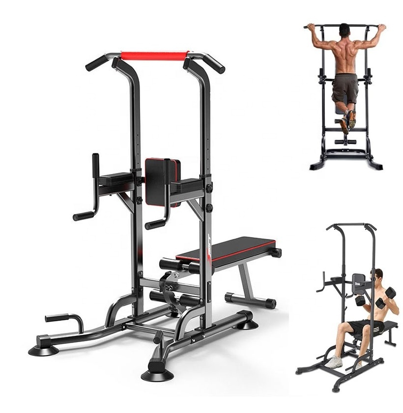 Home Gym horizontal bars Equipment Adjustable Power Tower Workout Dip Station for Strength Training