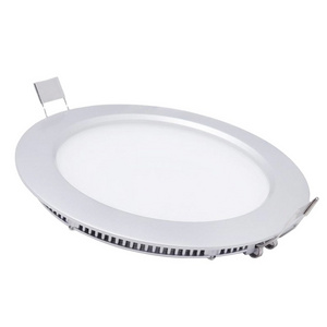 Indoor housing recessed round led panel lights ceiling down light