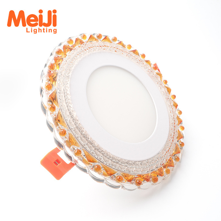 Double Color small recessed tunable wood 45w led panel light