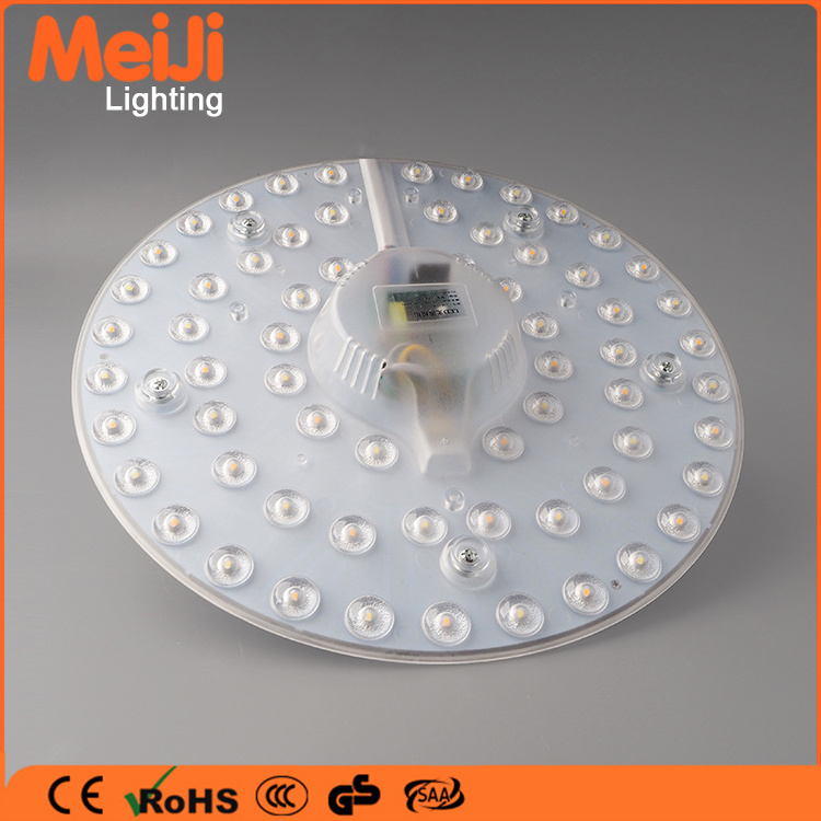 Zhongshan CE RoHS approved SMD2835 round surface mounted led flush mount ceiling light