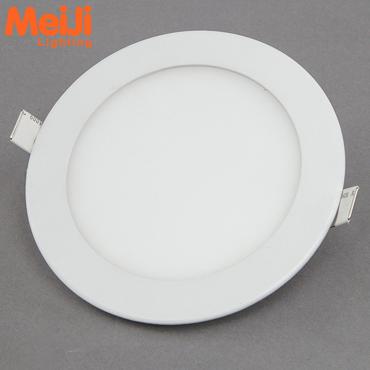 Indoor housing recessed round led panel lights ceiling down light