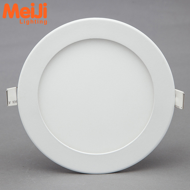 Indoor housing recessed round led panel lights ceiling down light