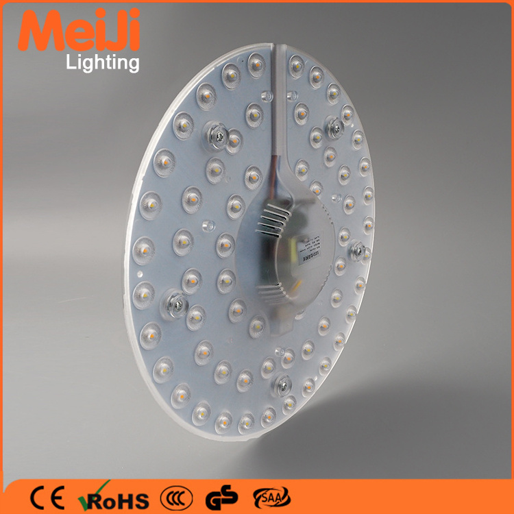 Zhongshan CE RoHS approved SMD2835 round surface mounted led flush mount ceiling light