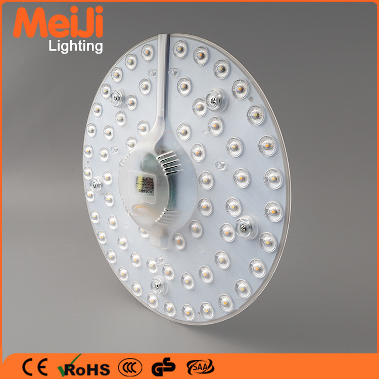 Zhongshan CE RoHS approved SMD2835 round surface mounted led flush mount ceiling light