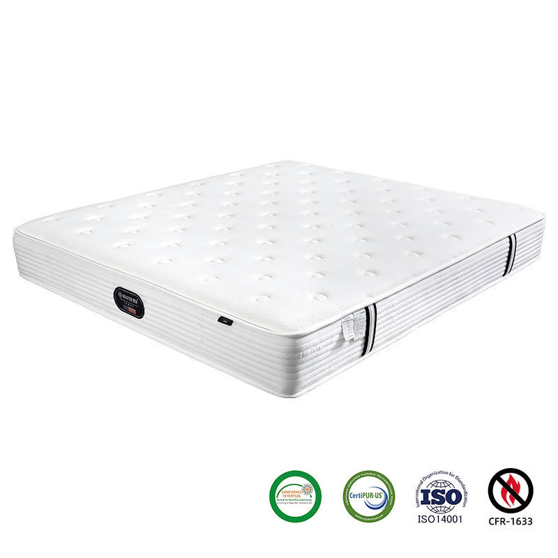 Hotel Mattress Hybrid High-Density Foam Full Size Pocket Spring Bed Mattresses Modern Bedroom Furniture