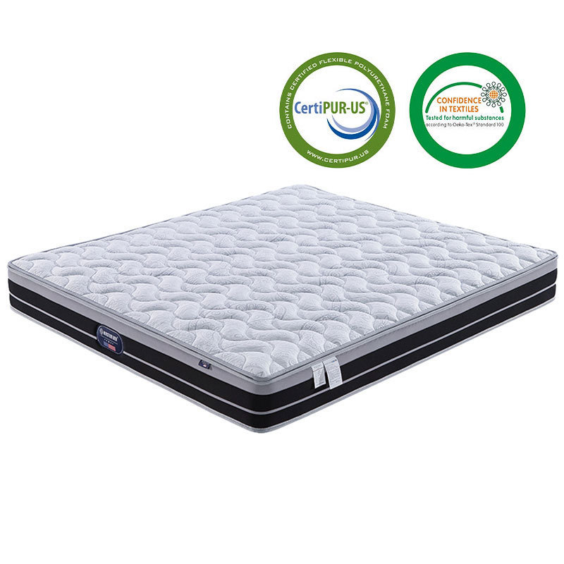 Foshan Factory Sleep Orthopedic Mattresses Flame Retardant Bonnell Spring Memory Foam Mattress In A Box