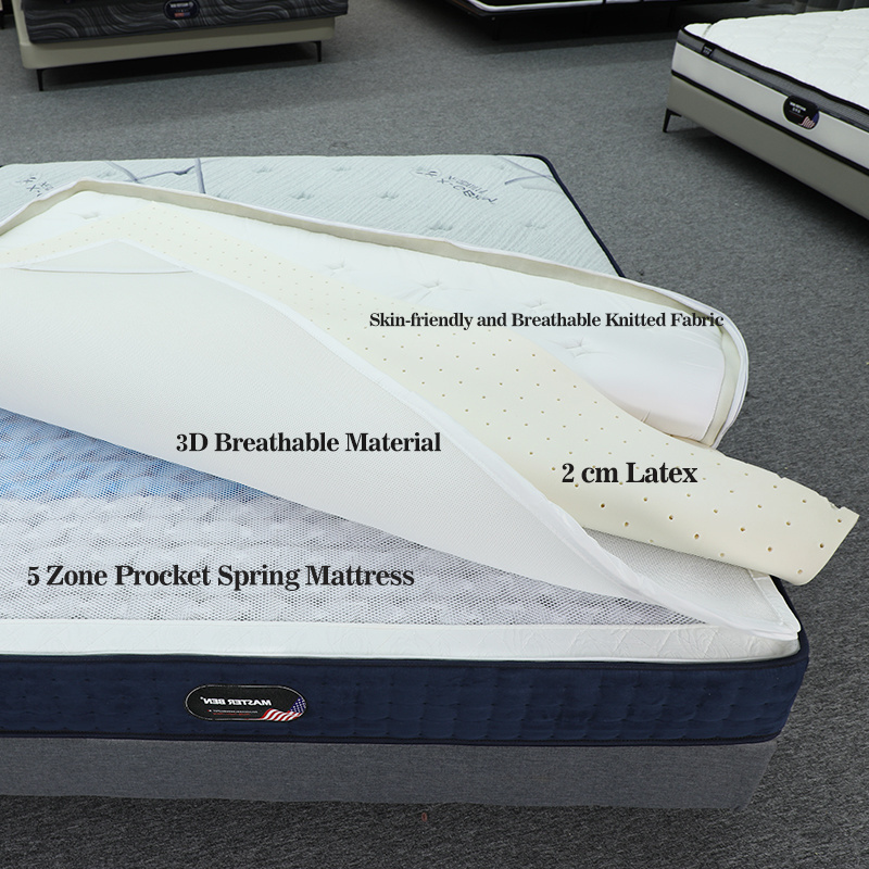 Korean Mattresses For Beds 5 Zone Pocket Spring Mattress