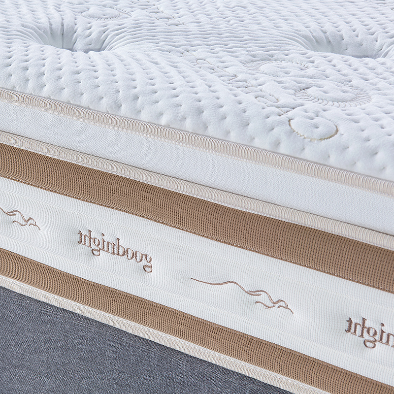 Double Mattress Bed King Size Gel Natural Latex Memory Foam Mattress Roll Up Pocket Spring Mattress in a Box