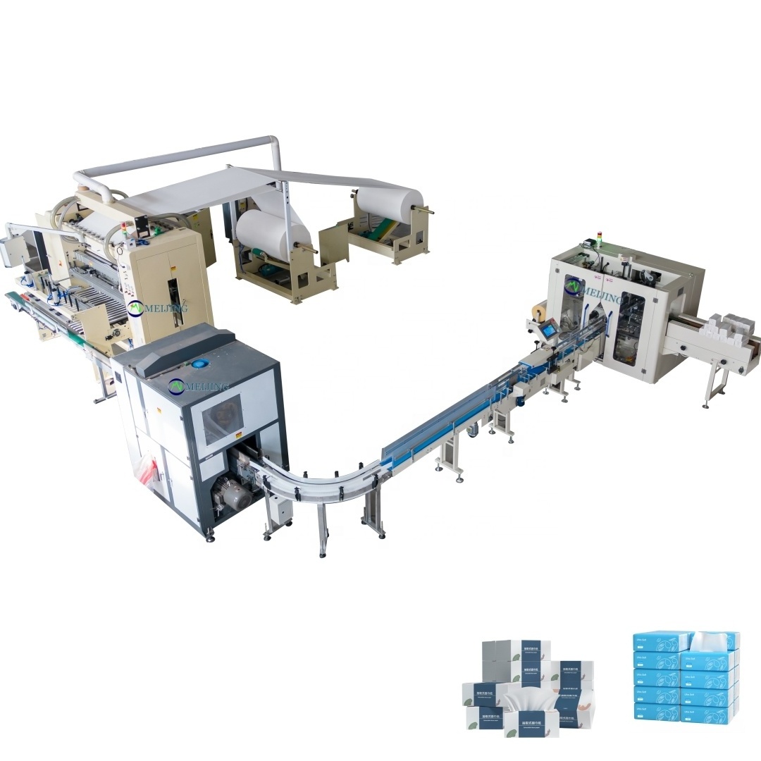 Automatic Paper Production Line Facial Tissue Paper Single Packing Making Machine For Sale