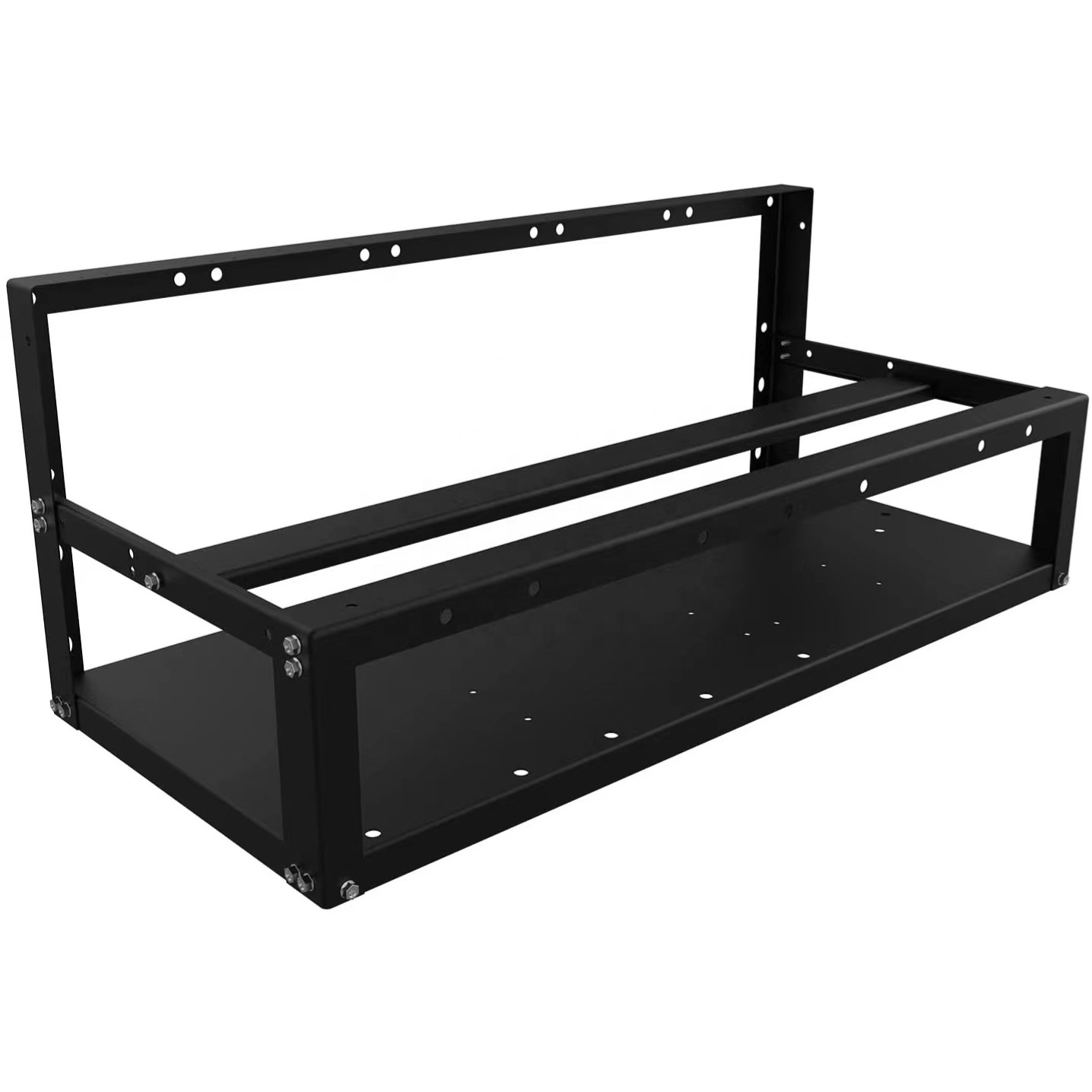 DIY 6GPU Open Air GPU Server Case Steel  8GPU Rig Frame Rack  in Stock Steel Stable Case