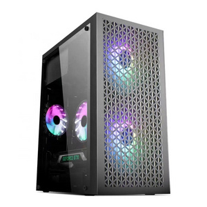 2024 New Design ATX Desktop Computer Case PC Case Mid Gaming Tower Gabinete Gamer ARGB Tempered Glass Window