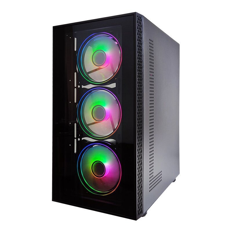 2023 MEIJI New ATX Computer Case Gabinete Gamer ARGB OEM Chassis With Glass Window Desktop Gaming PC Cabinet Mid Tower Case