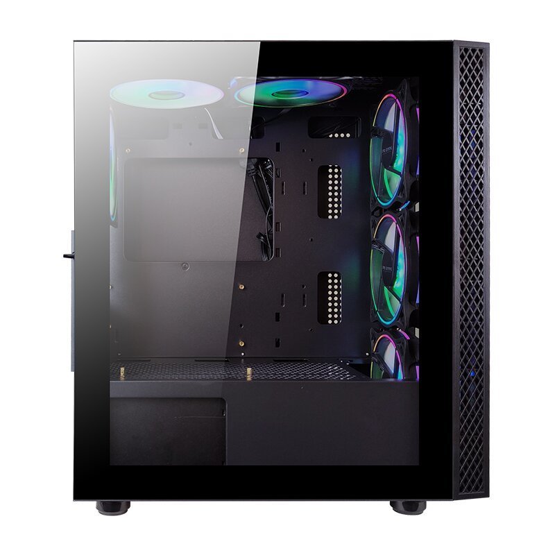 2023 MEIJI New ATX Computer Case Gabinete Gamer ARGB OEM Chassis With Glass Window Desktop Gaming PC Cabinet Mid Tower Case