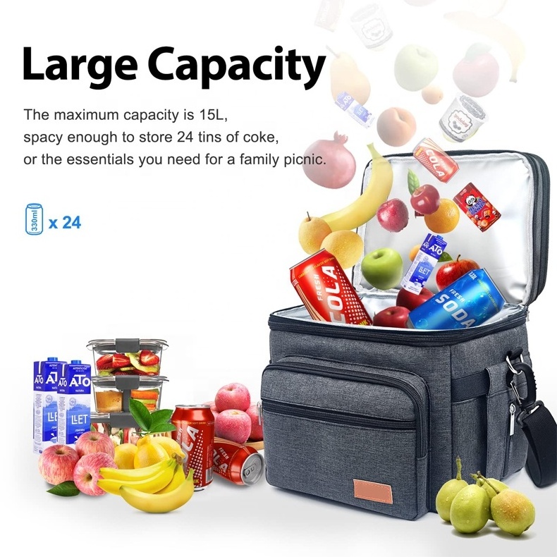 Mergeboon lunch cooler bags custom waterproof storage bag keep cold lunch portable bag RPET