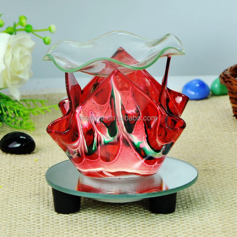 Meijuya wholesale electric crystal wall lamp fragrance lamps oil burner