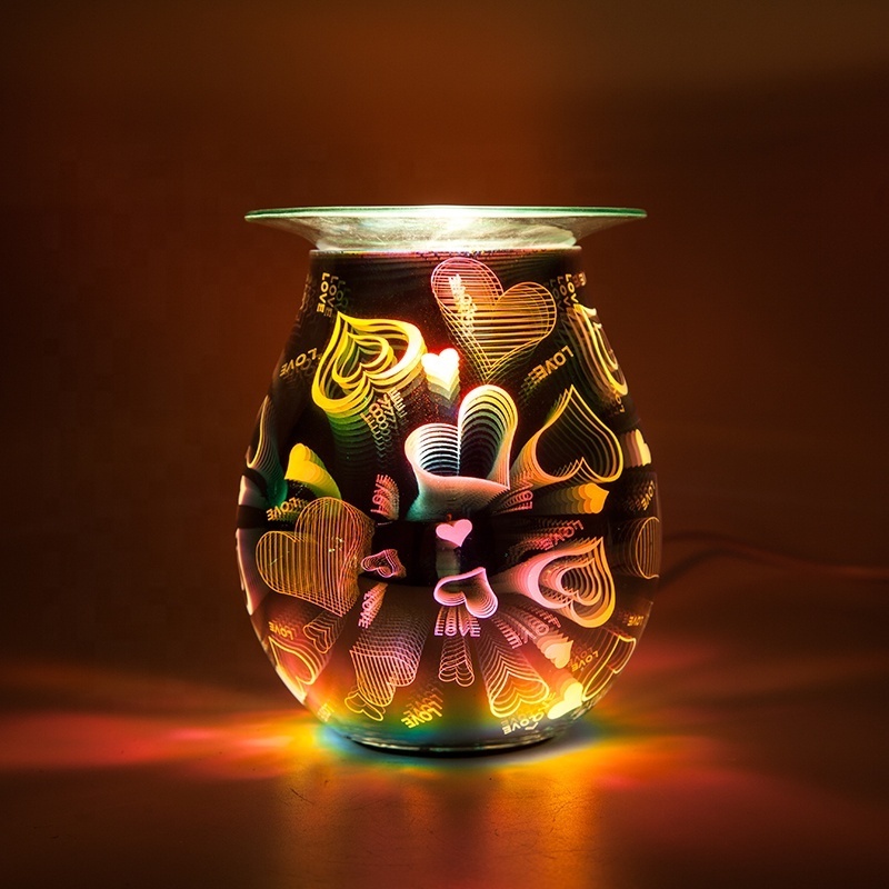 Custom Electric Scented Candle Warmer Oil Burner 3D Aroma Melt Wax Warmer