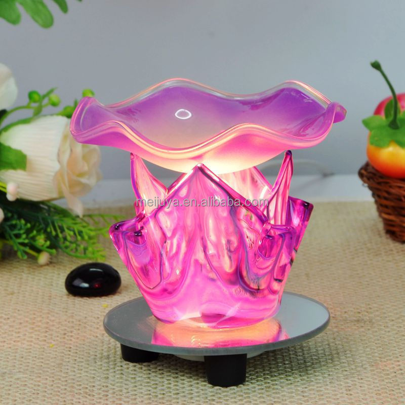 Meijuya wholesale electric crystal wall lamp fragrance lamps oil burner