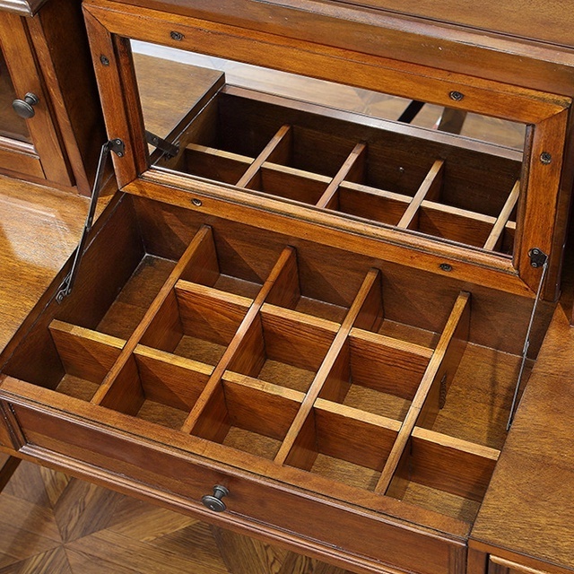 bedroom furniture wooden dresser with storage organizers and drawers brown