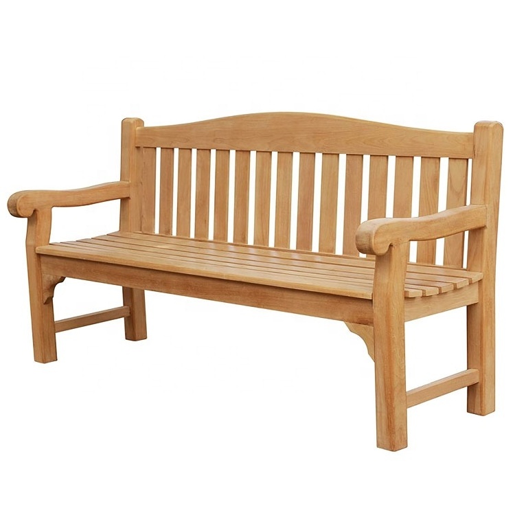 outdoor 4 Seat Teak Wooden Bench