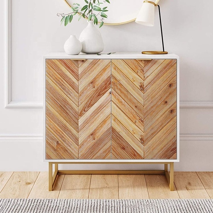 wholesale rustic Modern Storage Free Standing Accent Cabinet with Doors  for Hallway or Entryway