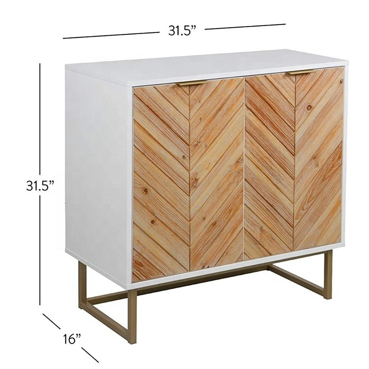 wholesale rustic Modern Storage Free Standing Accent Cabinet with Doors  for Hallway or Entryway