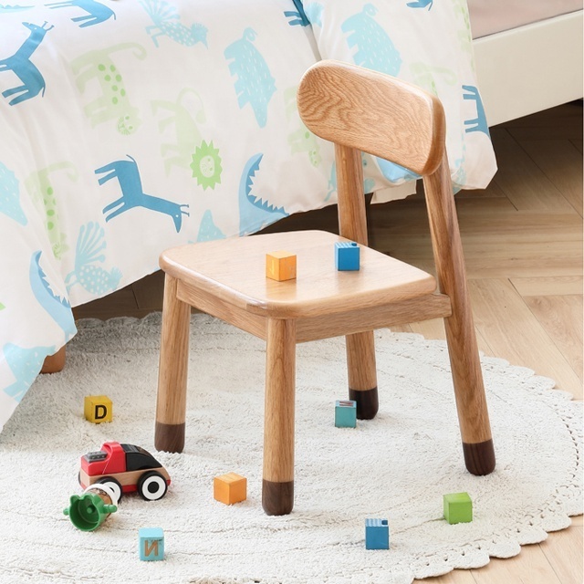 Wooden Footstool Mini Stool Chair Colourful Kids Seat