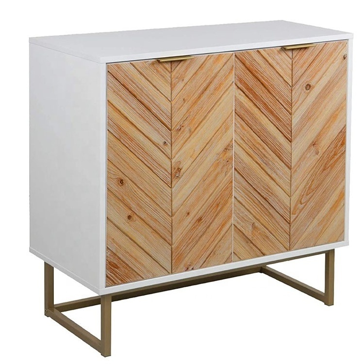 wholesale rustic Modern Storage Free Standing Accent Cabinet with Doors  for Hallway or Entryway