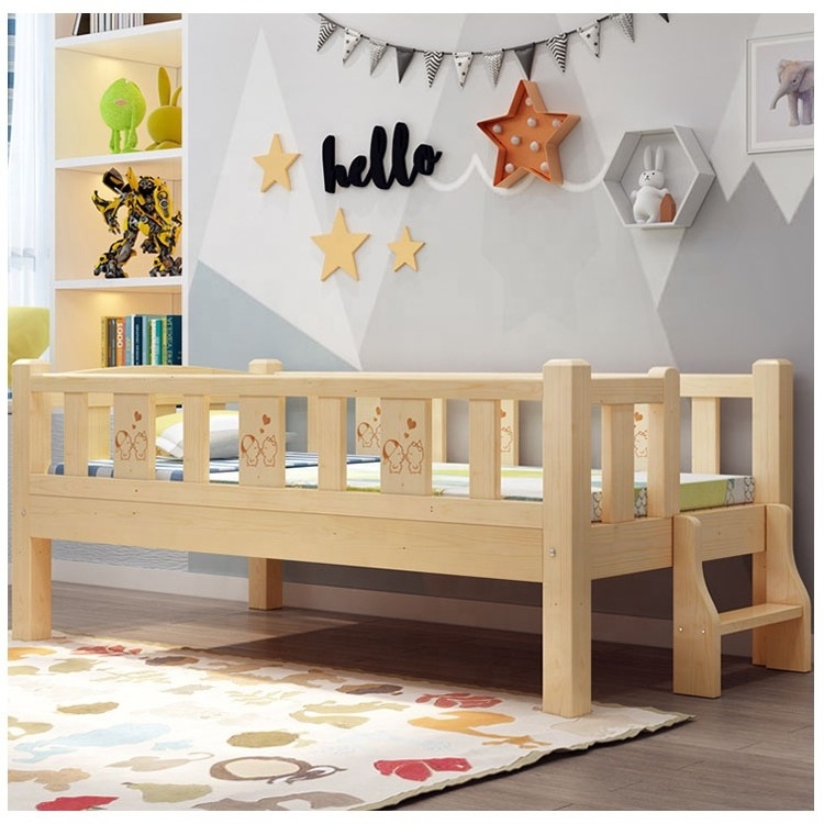 kid furniture children single wood beds