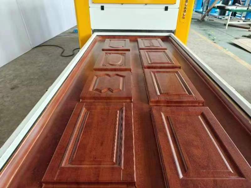 Mdf Laminate Wood Door Making Machine Pvc Vacuum Membrane Press Machine For Window And Door