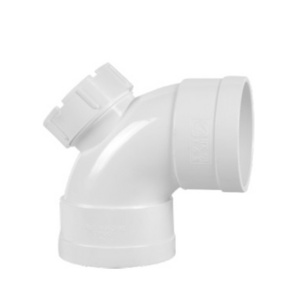 All Types Joint  Water PVC Pipe Fittings 3-Inch Elbow Y Shape with round Head Model Plastic Water Plumbing