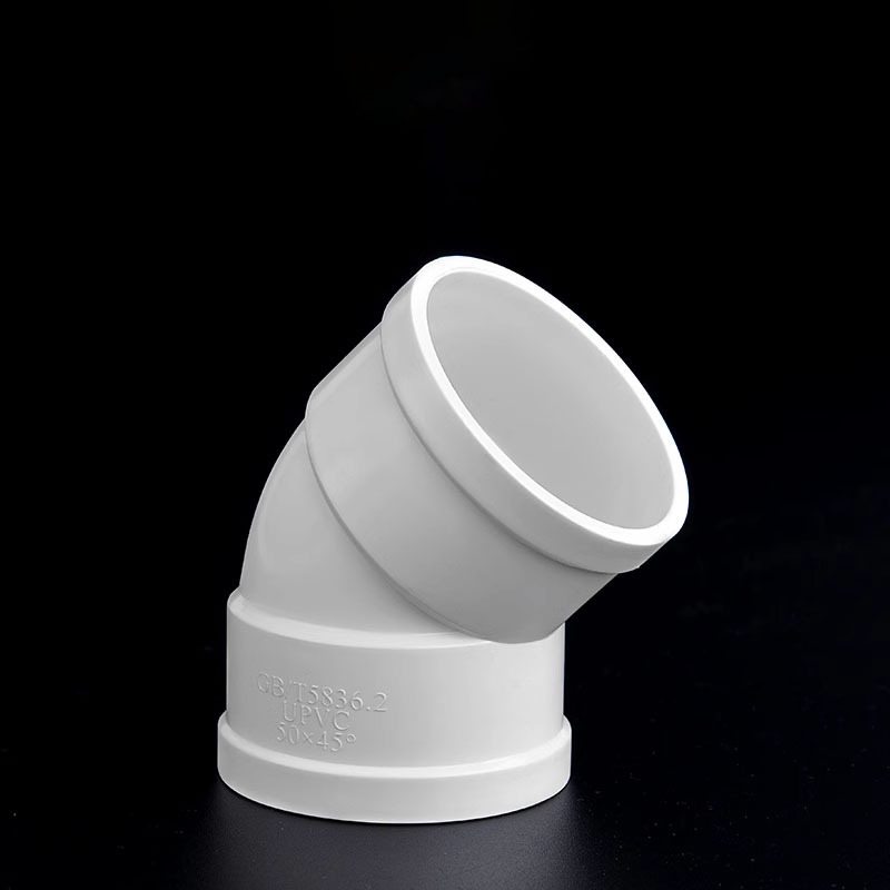 PVC Pipe Fittings Socket 4 way Tee Quick Connector Elbow Reducer Water Drainage Fittings