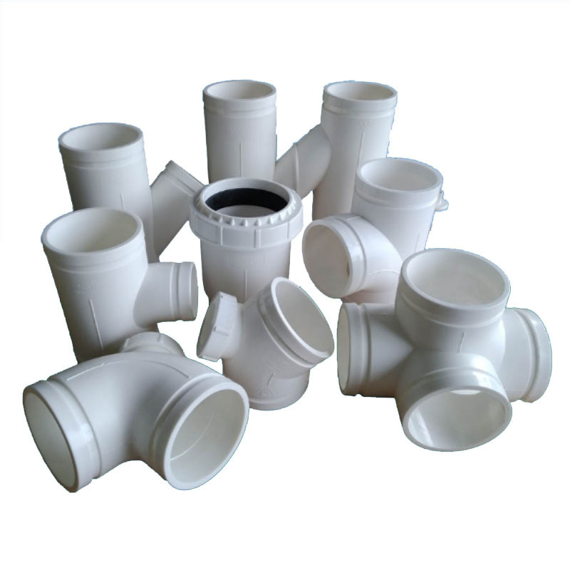 All Types Joint  Water PVC Pipe Fittings 3-Inch Elbow Y Shape with round Head Model Plastic Water Plumbing