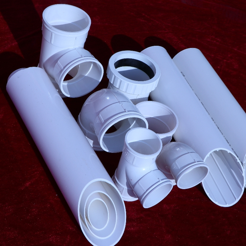 PVC Sewer Pipe 2inch 3inch 4 inch PVC Perforated Drainage Plastic Sewer Plumbing Pipe PVC Tube 110mm