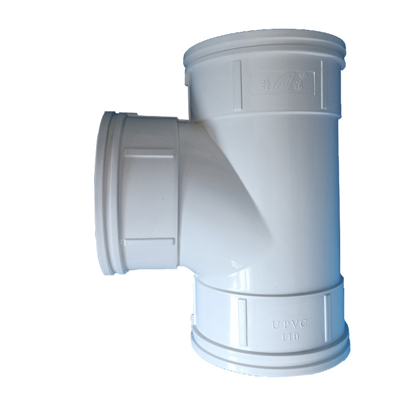 All Types Joint  Water PVC Pipe Fittings 3-Inch Elbow Y Shape with round Head Model Plastic Water Plumbing