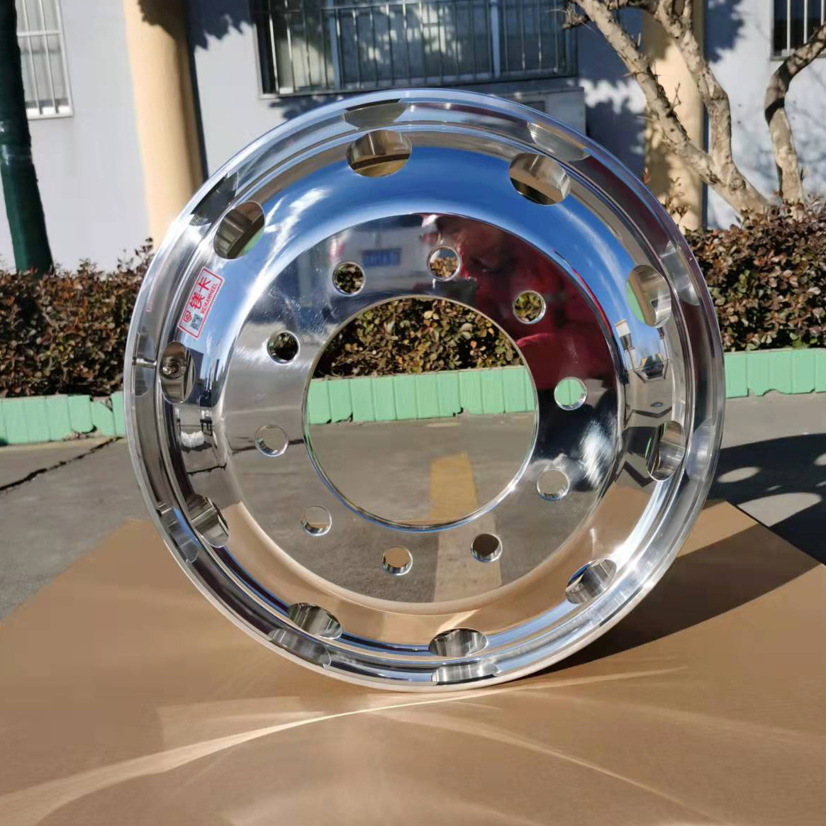 Chinese manufacturer 22.5 inch suitable for tire 11R22.5  Forged aluminum alloy heavy duty truck wheel