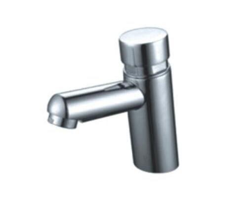 Cheap Public Toilet Self Close Wash Taps Single Handle Push Button Water Saving Basin Time Delay Faucet