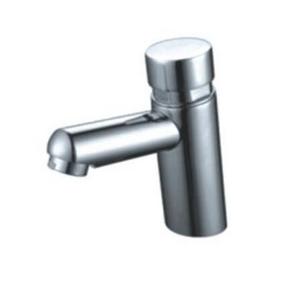 Cheap Public Toilet Self Close Wash Taps Single Handle Push Button Water Saving Basin Time Delay Faucet