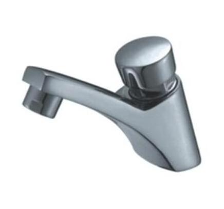 Cheap Public Toilet Self Close Wash Taps Single Handle Push Button Water Saving Basin Time Delay Faucet