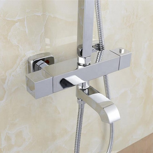 Thermostatic Cartridge Automatic Temperature Control Bathroom Hot Cold Water Bath Faucet Thermostatic Shower Mixer