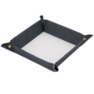 Wholesale Denim Dice Tray Sublimation Blanks Serving Tray