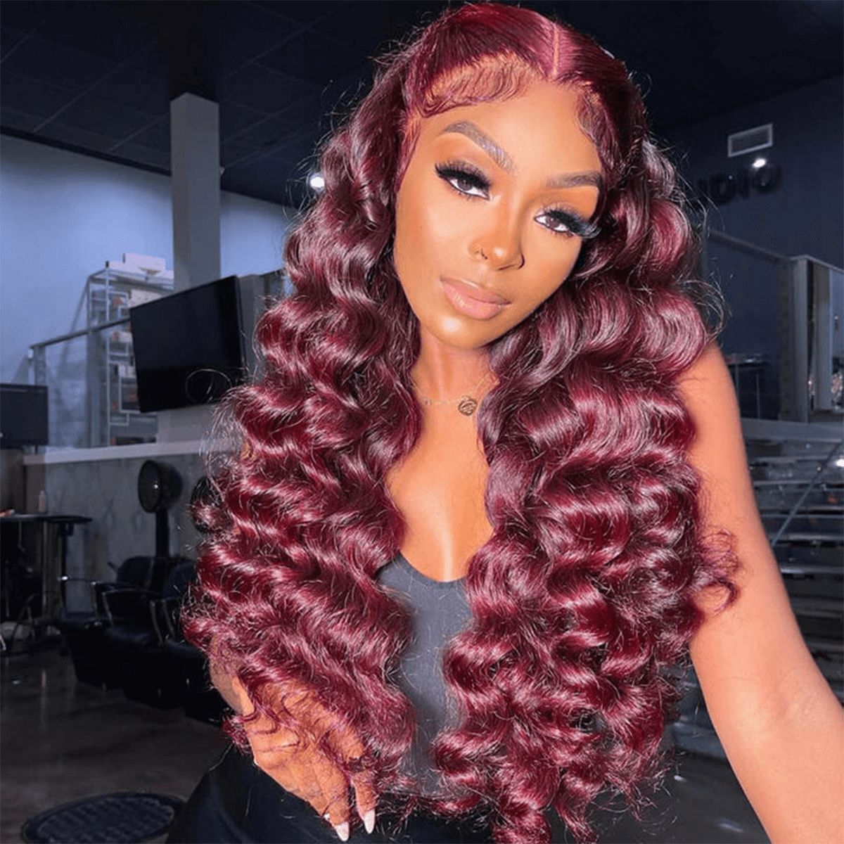 wholesale Natural hd deep wave raw brazilian human hair full lace front wig for black women Glueless virgin lace frontal wigs