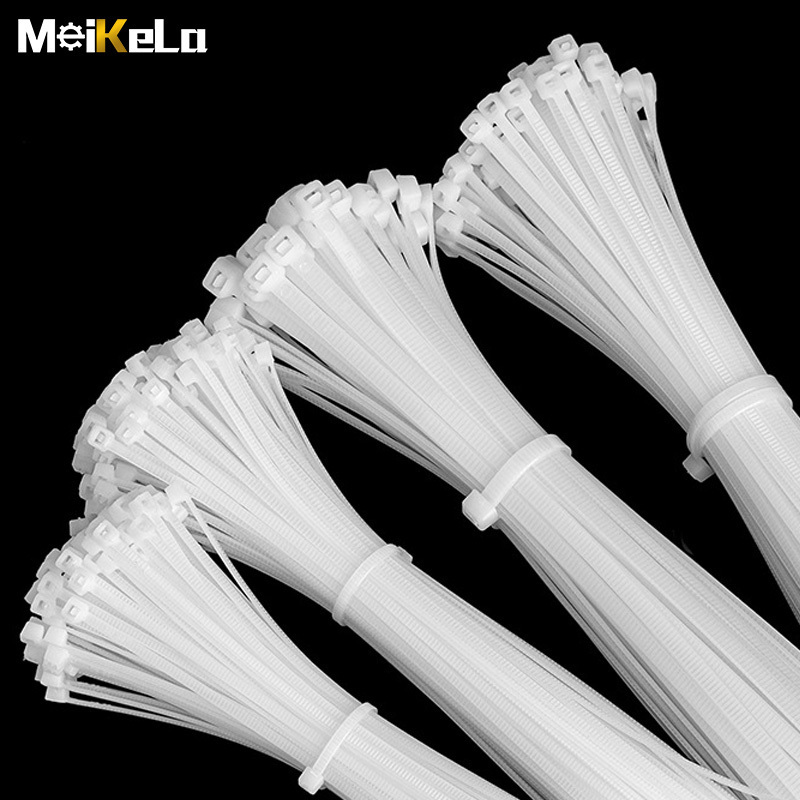 MeiKeLa Nylon 66 pa 66 material plastic nylon cable tie supplier cable clamp strap wraps