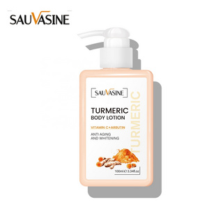 SAUVASINE Turmeric Body Milk brightens and nourishes the skin with warmth and moisture